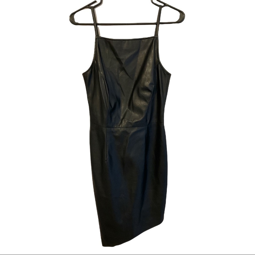 Vintage Lori Ann Vegan Leather Dress
